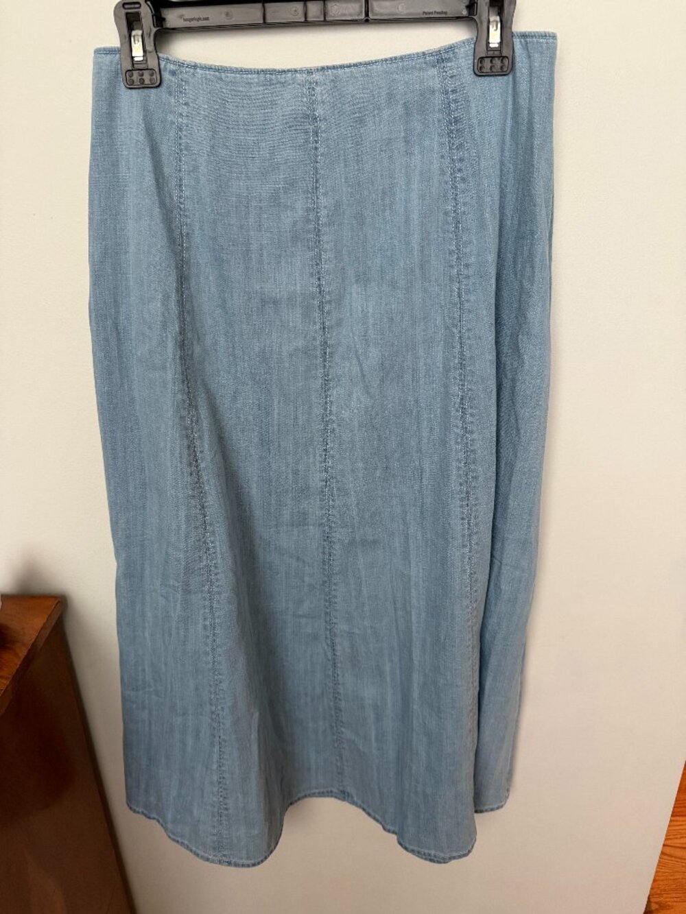 Banana Republic Factory Seamed Denim Midi Skirt